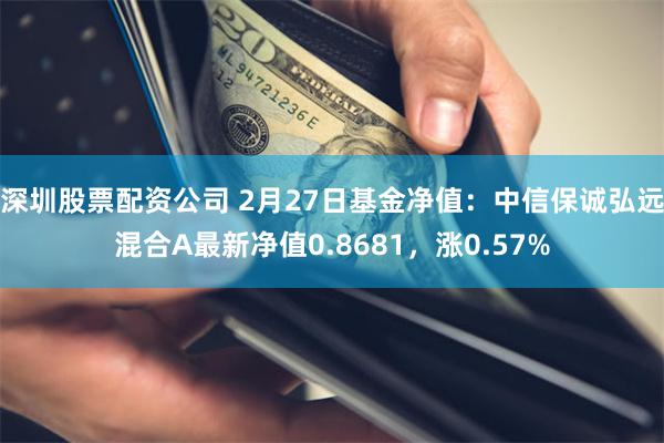 深圳股票配资公司 2月27日基金净值：中信保诚弘远混合A最新净值0.8681，涨0.57%